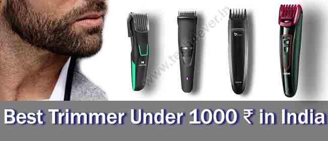 best trimmer under 1000 rs