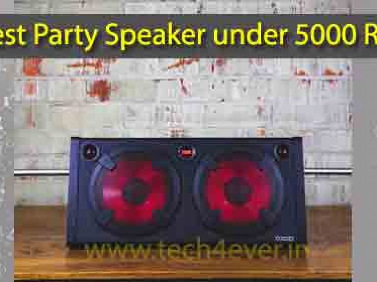 best party speakers under 5000